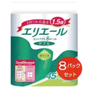 エリエール トイレットティシュー コンパクトシングル 64個 1.5倍巻き